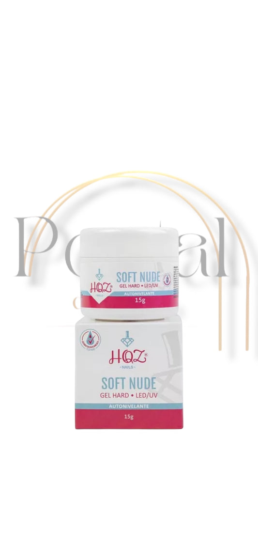 Gel Soft nude HQZ Nails 15g autonivelante