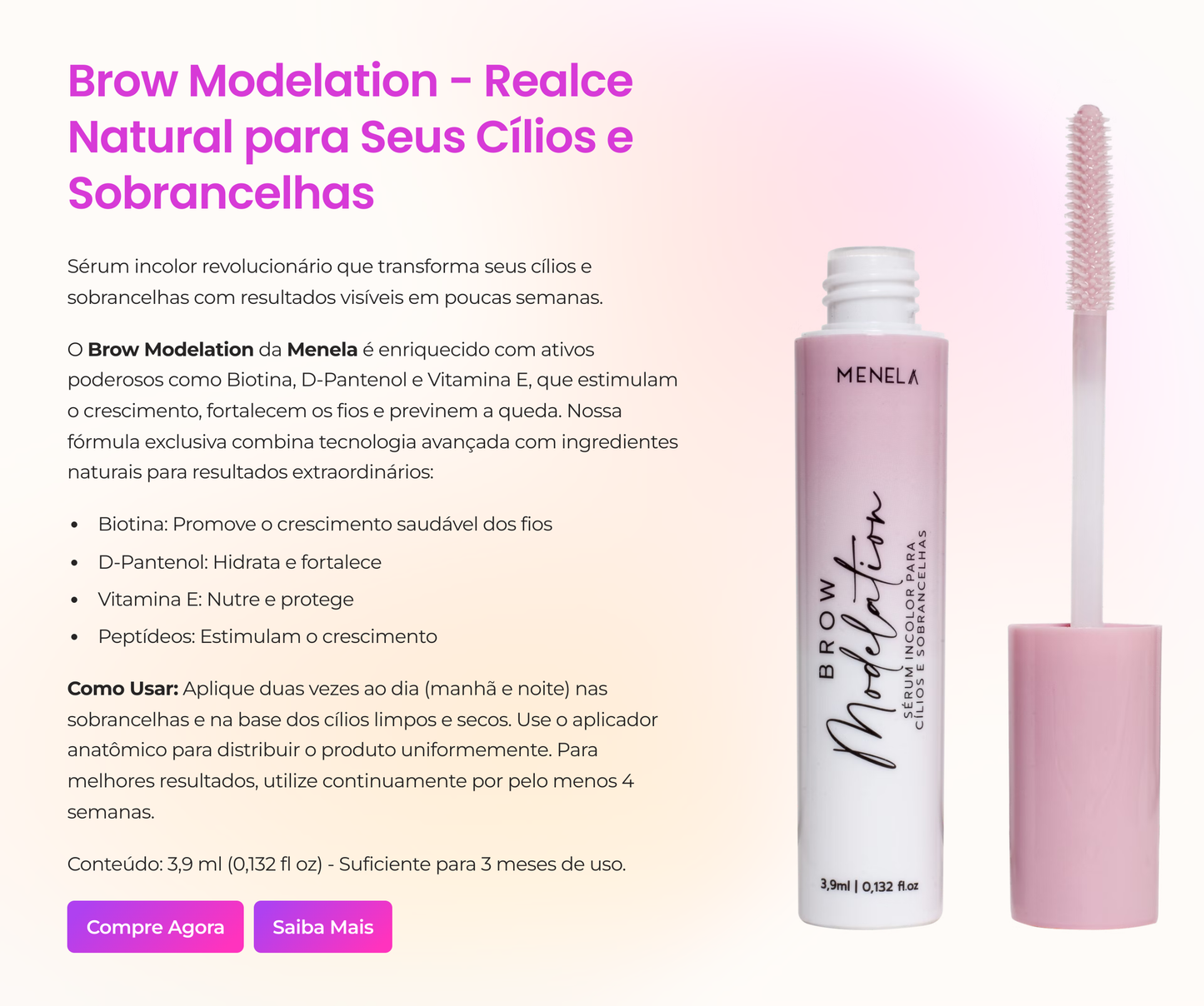 Sérum Brow Modelation Incolor