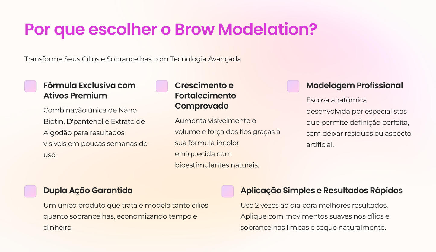 Sérum Brow Modelation Incolor