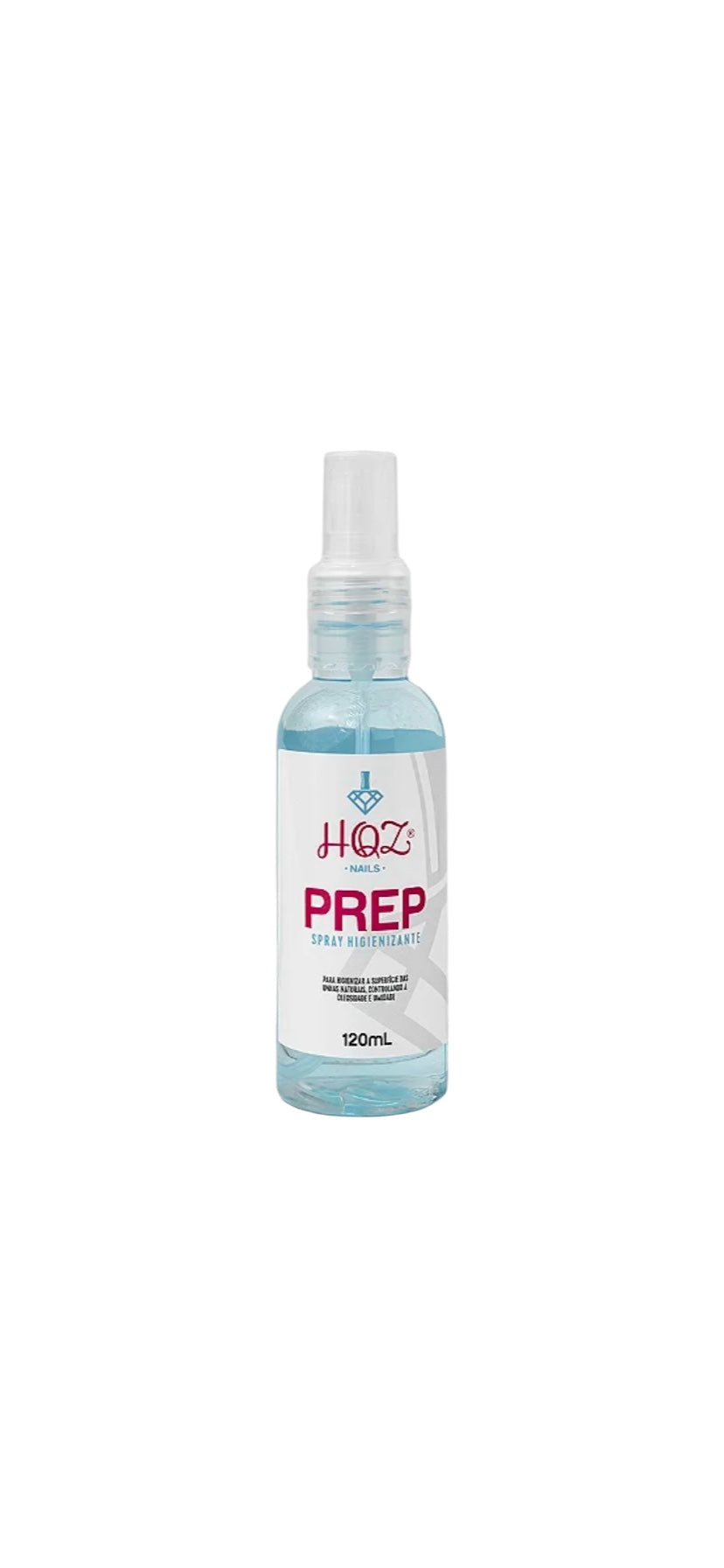 Prep higienizador spray 120ml HQZ Nails - com extrato de melaluca