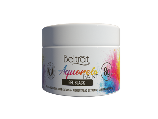 Gel Paint Aquarela Black - Beltrat